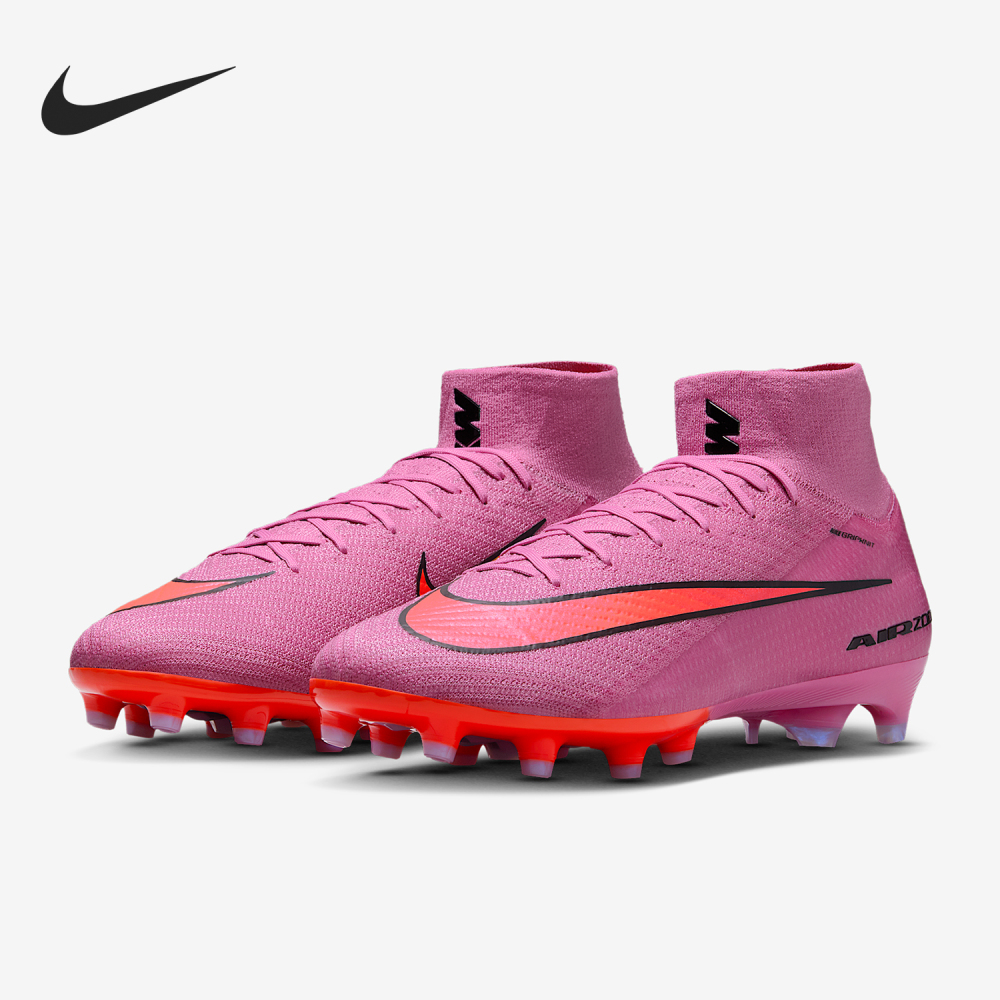 Nike genuine Superfly 10 Men's Shock Absorption High-Top Soccer Shoes FQ8339-600