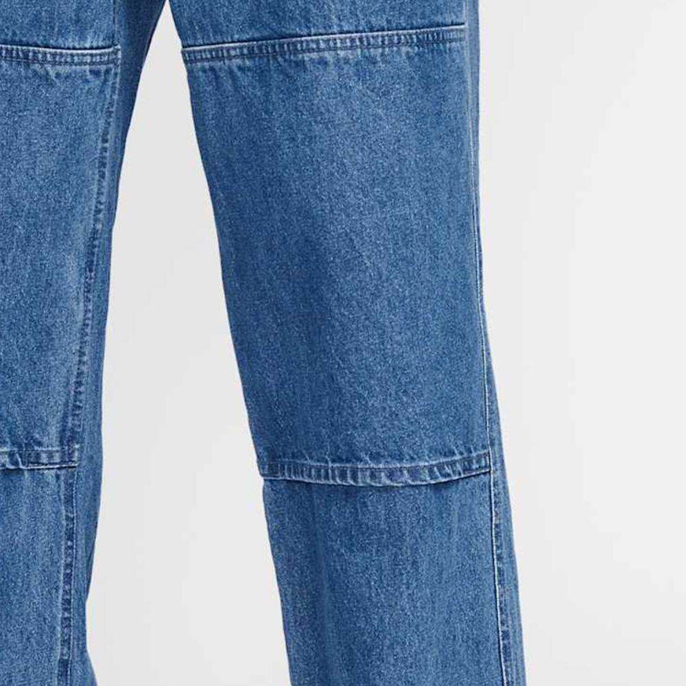 Nike genuine New Men's Fashion Loose Fit Patchwork Sports Denim Long Pants HJ4267-491