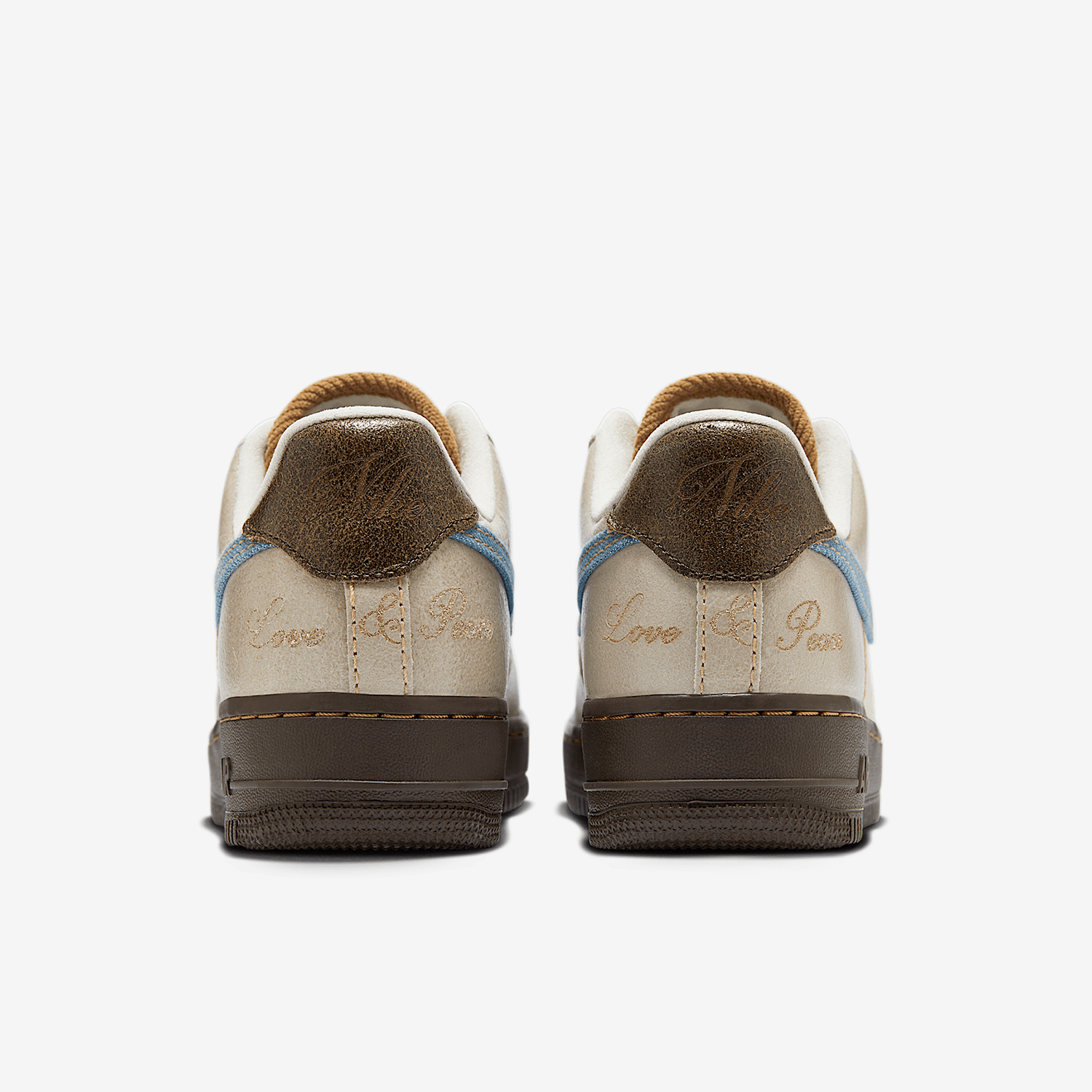 Nike genuine Air Force 1 women's thick soled classic wear-resistant board shoes HQ3458-142