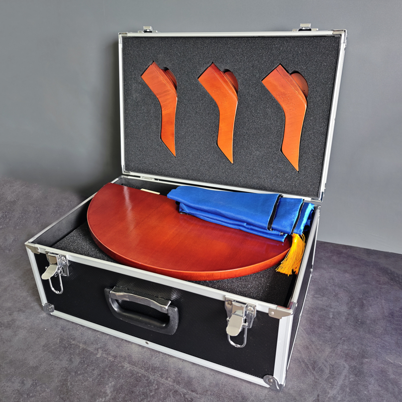 古风圆面柱式漂浮桌（附反重力可倾斜的大烛台）