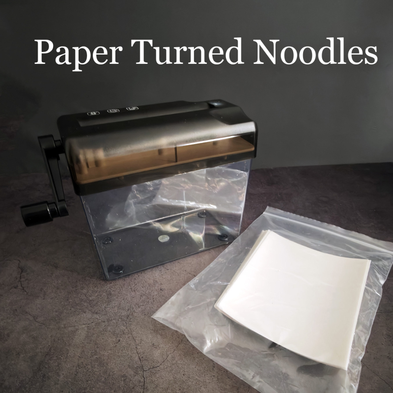 纸条变面条 - Paper Turned Noodles