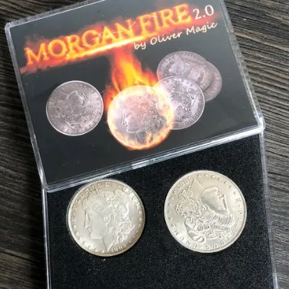 摩根火焰币2.0 Morgan Fire Set 2.0 by Oliver Magic