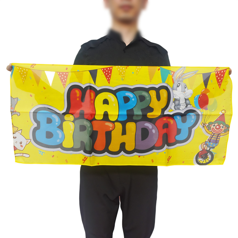 魔术条幅丝巾（真丝版） Magic Streamer Silk (Real Silk Version)