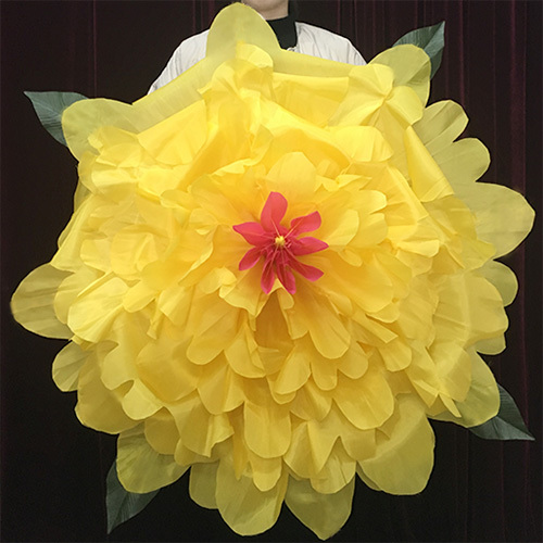 超逼真极品闪现牡丹花特大号(黄色,100厘米)