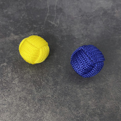 手工编织球2.5-2.7cm (红/蓝/黄)