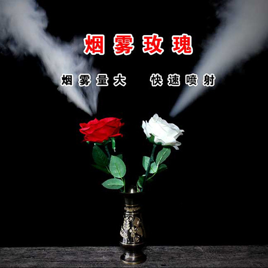 喷烟玫瑰花(红/白)