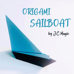 折纸帆船(蓝/白) Origami Sailboat(S069)