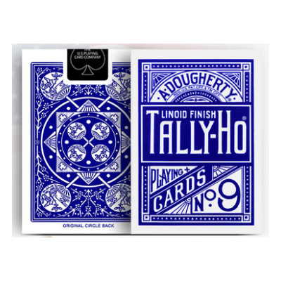 Tally-Ho牌扇背版（蓝红）