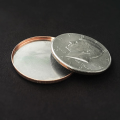 扩张式美金币壳(加铁片版本,磁铁可吸)塑盒装