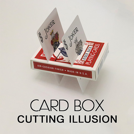 牌盒三分身(仅有蓝色) Card Box Cutting Illusion (ZZ027)