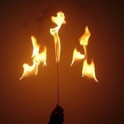 五叉火把头配件(不包括弹棒)