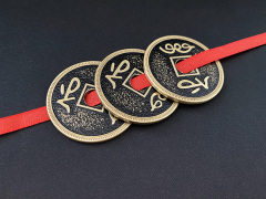 中国古币与丝带(Chinese Coins and Ribbon 3.8cm)宫钱版