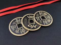 中国古币与丝带(Chinese Coins and Ribbon 3.8cm)宫钱版