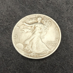 超强磁性行走女神币(3.05cm,黄铜)