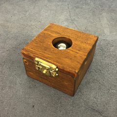 钢球穿玻璃(球穿木盒)