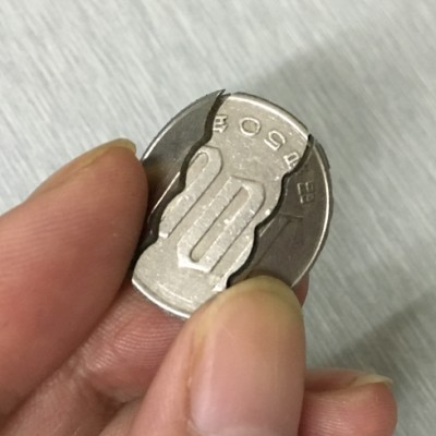 日币瓶币(日币三折币)100日元