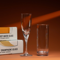 完美水杯 & 香槟杯 Perfect Water Glass & Perfect Champagne Glass by Henry Harrius