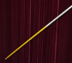 超长金银双色钢制弹棒(金银双色金箍棒)5支装