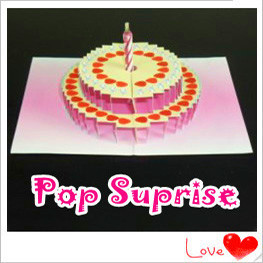 生日蛋糕卡片(Pop Suprise)