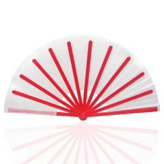 专业魔术扇(红白)