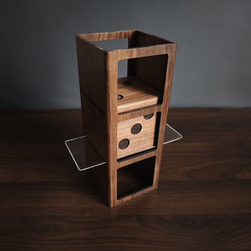 豪华骰子穿越（胡桃木版） Deluxe Die Penetration (Walnut Edition)