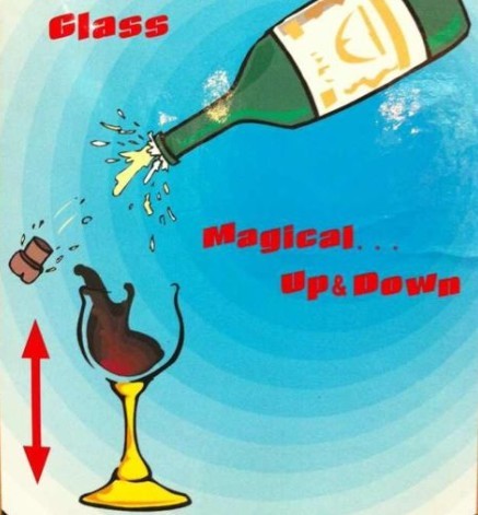 电动版悬杯倒酒 Airborne Wine (Glass & Gimmick) by 52magic