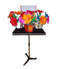 桌子出3花盆 Appearing Bouquet & Vase Table