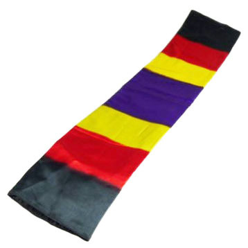 黑丝巾变彩虹长巾(真丝版本,97cm*17cm) Color Changing Silk Streamer - Rainbow