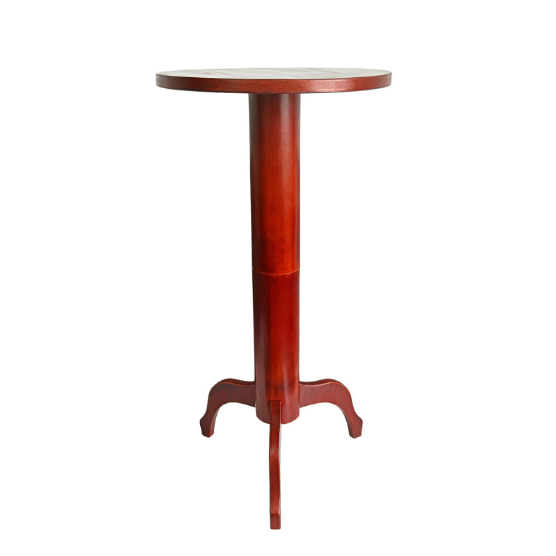 超轻经典圆面柱式漂浮桌（小木盒+木制花瓶）