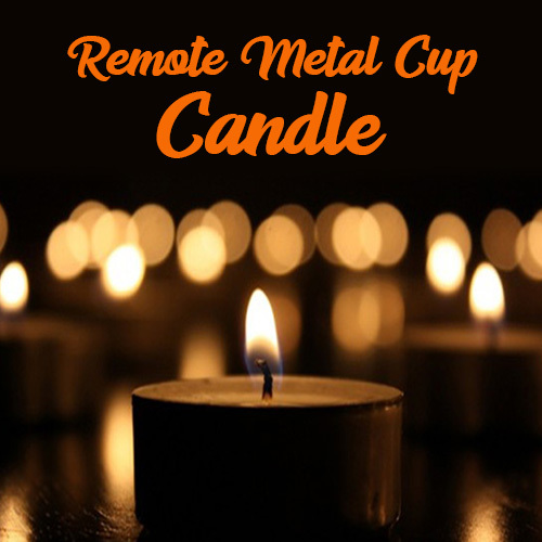 遥控金属杯小蜡烛 Remote Metal Cup Candle