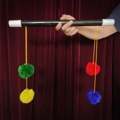 四球魔术棒（四球鸳鸯棒）Pom Pom Prayer Stick