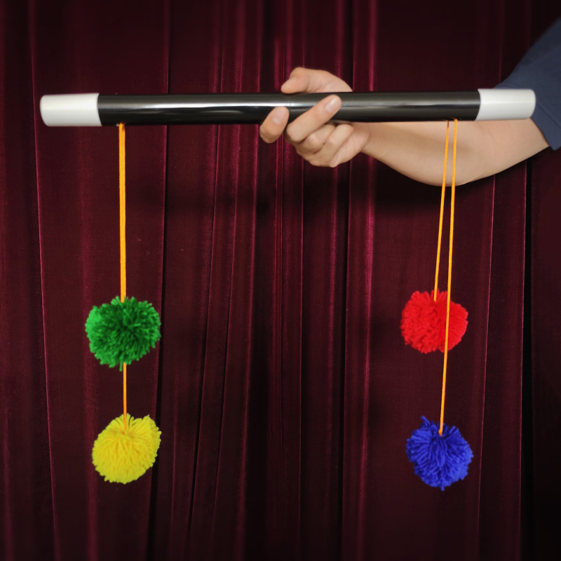四球魔术棒（四球鸳鸯棒）Pom Pom Prayer Stick