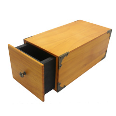 实木金属包角拉匣(30cm*15cm*12.5cm)