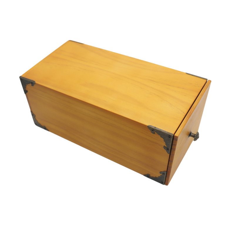 实木金属包角拉匣(30cm*15cm*12.5cm)