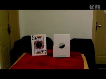 扑克切手铡刀 Card Through Arm Illusion