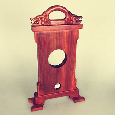 精品龙头砍手铡刀(红花梨珍藏版) Arm Chopper (Rosewood, Dragon)