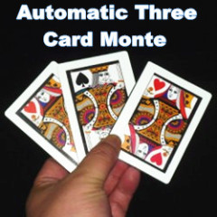 微型舞台三牌术(单车大小,1套/3张) Mini Three Card Trick Bicycle Size