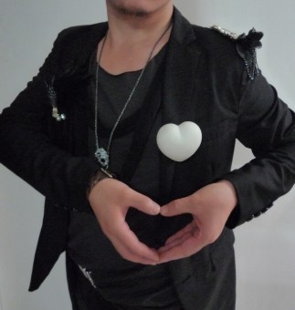 爱心亮灯心(红光) Love Light Heart Red
