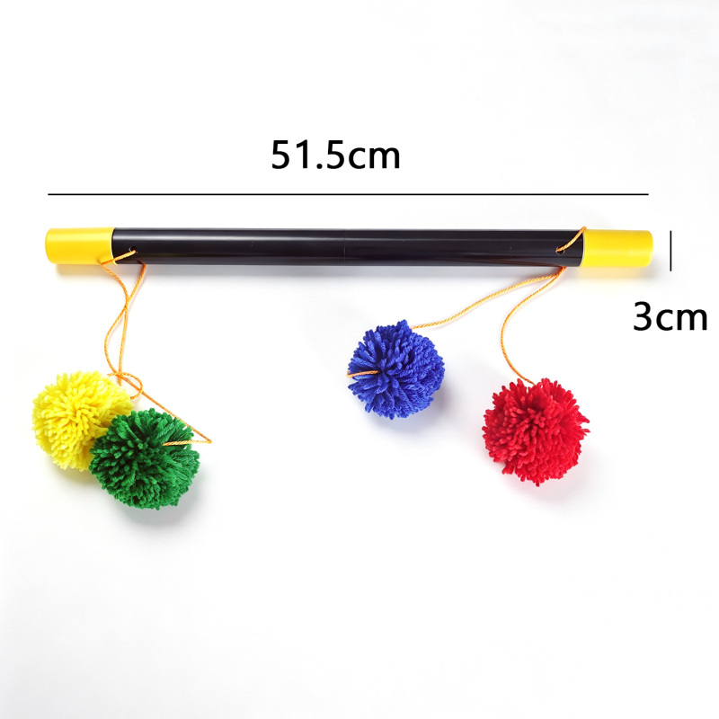 四球魔术棒（四球鸳鸯棒）Pom Pom Prayer Stick