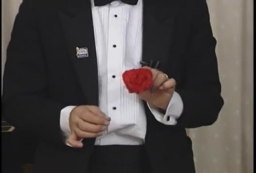 胸花变绸巾(玫瑰变丝巾) INSTANT ROSE TO SILK