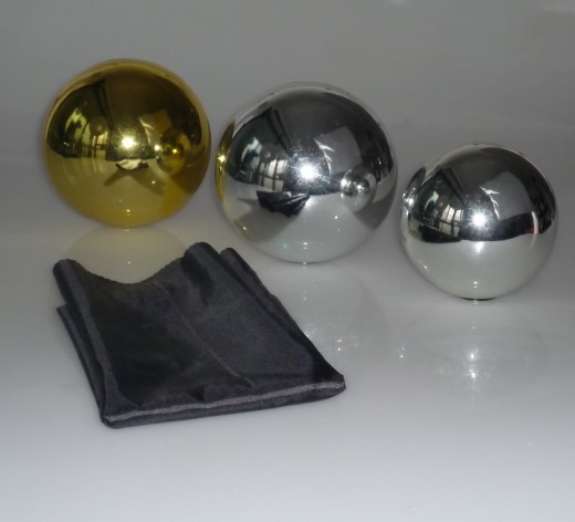 大号漂浮银球(金色飞球15cm) Zombie Ball With Foulard