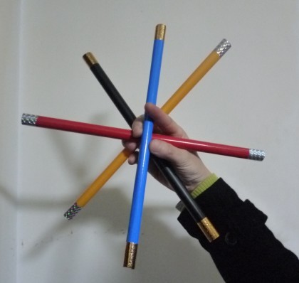 彩色分裂棒(34cm)专业版 Multiplying Wands (34cm)