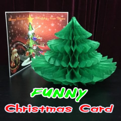 贺卡出圣诞树 Funny Christmas Card