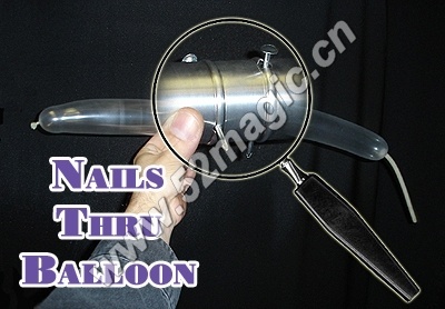 钢钉穿气球 Nails thru Balloon - Aluminum