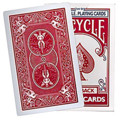 特大单车版阴魂不散(红色,梅花2) Jumbo Mirage Deck