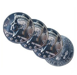 繁殖美元大币(四合一大币) Jumbo Half Dollar Shells 3 + 1 Set