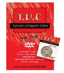 探戈终极硬币魔术效果(T.U.C) Tango Ultimate Coin (T.U.C) Half dollar with instructional DVD