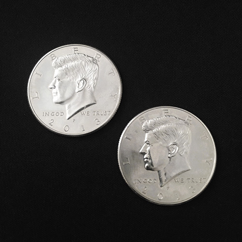 半美元双面币(头,双正面)塑盒装 Double Sided Half Dollar (Heads)