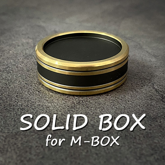 M-硬币铜盒的石头钱盒(摩根版)    Solid Box for M-BOX (Morgan Dollar Size)