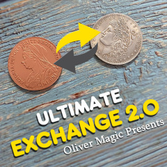 终极硬币交换2.0(三重奏硬币,摩根/维多利亚女王古币) Ultimate Exchange 2.0 (Morgan Dollar) by Oliver Magic